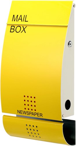 Mailbox MB4502Y Happy Yellow - Click Image to Close